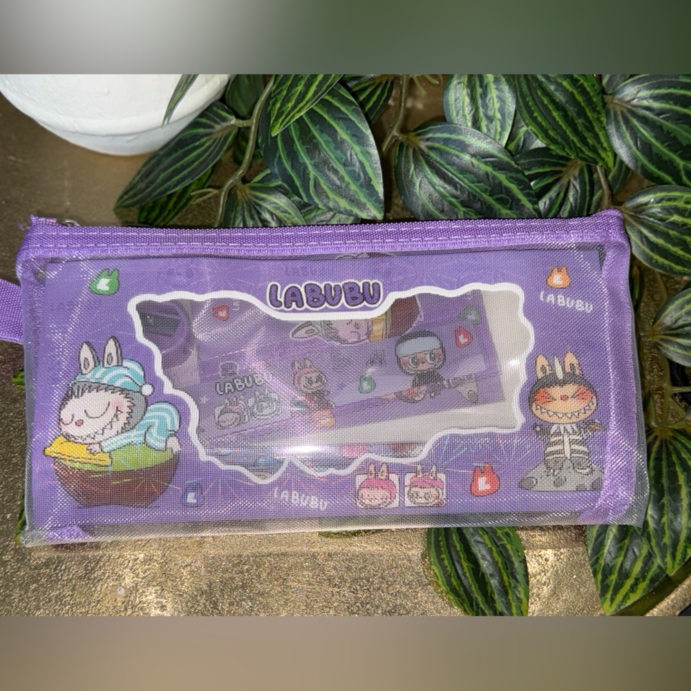 Labubu Purple Pencil Case/Kit